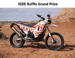 2023 ISDE Raffle Ticket - see prizes & participation info below