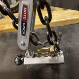 Moto Cinch L-Track locking device